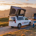 SHEEPIE Bookara 2.0 Large Dachzelt mit 140 cm breiter Schlaffläche. Dachzelt von Camperausbauer, Dachzelt kaufen, Dachzelt für Roadtrips und Camping. Hartschalen Dachzelt, Dachzelt für 2 Personen. Dachzelt mit Leiter, Dachzelts mit großer Liegefläche. Dachzelt für komfortables Schlafen