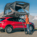 SHEEPIE Yuna 2.0 Dachzelt. Dachzelt von Camperausbauer, Dachzelt kaufen, Dachzelt für Roadtrips und Camping. Dachzelt für 2 bis 4 Personen. Dachzelt mit Teleskopleiter, Dachzelts mit großer Liegefläche. Dachzelt für komfortables Schlafen, Dachzelt bestellen